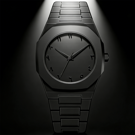 black Arabic Aura Watch